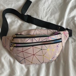 Pink belt bag